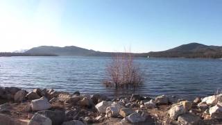 The winter wonderland of Big Bear Lake, CA