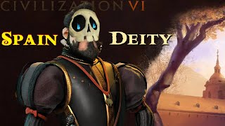 Civ 6 - Spain - Deity - 3 Continent Start!