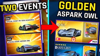 INSANE GLITCH !! | Asphalt 9 *GOLDEN* THE ASPARK OWL WITH *DOUBLE SPECIAL EVENTS* (From Scratch)