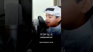 كلا بل تحبون العاجلة۔ سورة القيامة۔ للقارئ الصغير عثمان بن مشعل الحداد۔ #القرآن_الكريم #quranpak