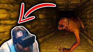 CHASED Down A Hallway By A DEMON HOUND In VIRTUAL REALITY! | Dreadhalls | Oculus Touch Gameplay