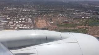 American Airlines Boeing 737-800 landing at Phoenix Sky Harbor