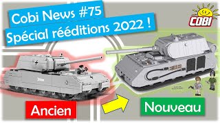 COBI NEWS 2022 #75 : Spécial rééditions ! [BF 109, Spitfire, Maus]