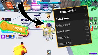 ROBLOX COMBAT RIFT - AUTOFARM | INFINITIE COINS | INFINITIE GEMS | UNLOCK AREAS | MAX RANK | *OP*