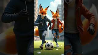 Animals Play football #shorts #animals #animation #football