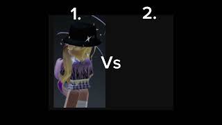 1 Vs 2 яке відео краще? #рек #актив #рекомендації #roblox