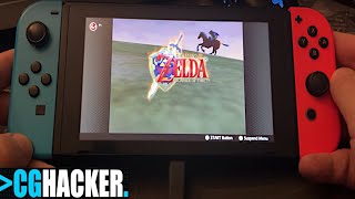 The Legend of Zelda Ocarina of Time | Nintendo Switch handheld gameplay