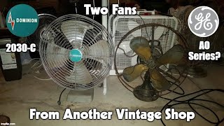 Eskie's Vlog 102224: Two More Fans From A Vintage Shoppe