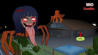 MIO Extra Head Zombie 😱 | SAKURA School Simulator Horror Drama 👺