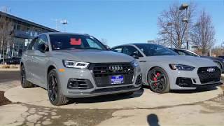 Quantum Grey 2019 Audi SQ5 vs. Nardo Grey 2019 Audi RS5