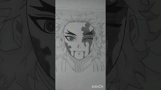 Drawing Rengoku kyojuro 😭#shorts #Rengoku #demon slayer #ytshorts #anime #manga #shortsfeed