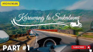 Touring Karawang - Sukabumi via Waduk Cirata, jalurnya cocok buat sunmori | Touring Sukabumi Part 1