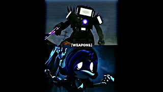 Upgraded Titan TV Man vs Uzi #shorts #edit #viral #fpyシ #skibiditoilet #murderdrones