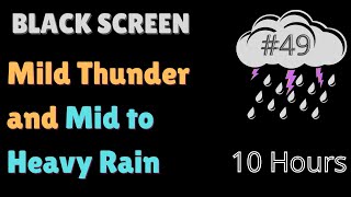 Mild Thunder and Mid to Heavy Rain