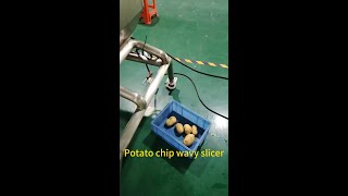 Taiwan Potato chips slicer #potatochipsmakingmachine