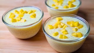 Mango Sago Dessert | Ready in 15 Minutes