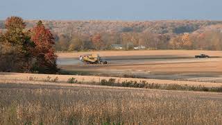 Harvesting Soybeans in Family Farm Country