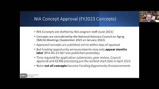 NACA Priority Concepts and Current Funding Opportunities