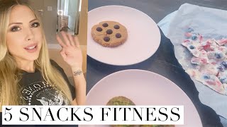 5 SNACKS SALUDABLES FÁCILES Y DELICIOSOS CON MACROS!