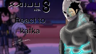 Kaiju no 8 react to Kafka | part 1 | gacha react