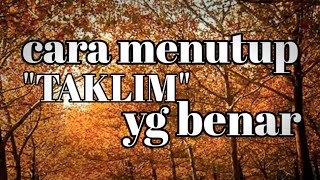 3 Cara untuk menutup Taklim || ust. Adi Hidayat