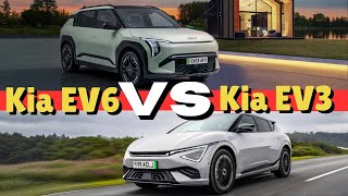 Kia EV6, AWD, 2024 VS Kia EV3, Long Range, 2024