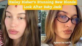 Hailey Bieber Debuts Stunning Blonde Hair After Baby Jack's Arrival | Celebrity Biographies