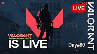 Day 80 | Chill Live stream | Valorant | #valorant #valorantclips #live #gaming #trending #vct #video