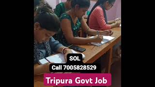 Tripura Govt Job Coaching Centre Agartala | Tripura JRBT 2 Coaching Admission Open | 10th, 12th Pass