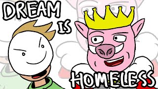 Technoblade laughs at Dream for being homeless | DreamSMP Animatic