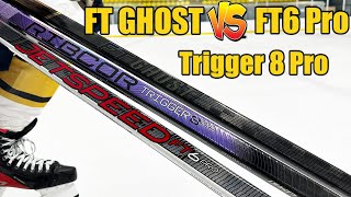 CCM FT Ghost vs Trigger 8 Pro vs FT6 Pro hockey stick battle review - Which is the better buy ?