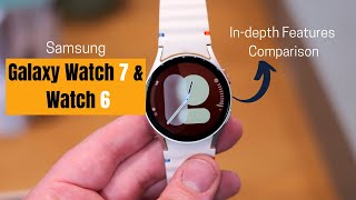 Samsung Galaxy Watch 7 vs Galaxy Watch 6 - In-depth Features Comparison #galaxywatch