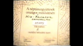 1992.05.02-03. A Kis-Balaton Táncegyüttes minősítése Százhalombattán