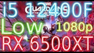 RX 6500 XT + i5 12400F - Marvel's Guardians of the Galaxy - LOW - 1080p