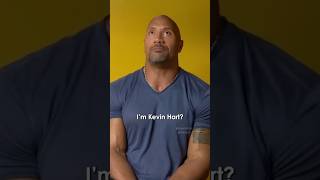 The Rock Impersonating Kevin Hart Is Hilarious 😂 #dwaynejohnson