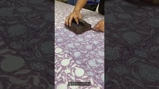 Hand Block Printing in India🇮🇳 jaipur wholesale market Pure Cotton fabric #blockprint #art #viral