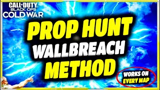 COD COLD WAR GLITCHES *NEW* PROP HUNT WALLBREACH METHOD WORKS ON EVERY MAP (BOCW PROP HUNT GLITCHES)