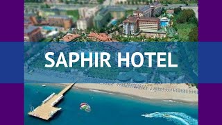 Saphir Hotel Antalya 4*  / Общая информация о номерах отеля