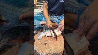 Amazing Rohu Fish Cutting Skills In Bangladesh Fish Market By Expert Cutter #shorts