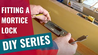 Installing a Mortice door lock and lock box