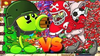 Plants vs Zombies Hack - Jalapeno vs 9999 Football Zombies 😁😂🤪#pvz