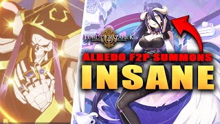 SSR ALBEDO (DEVIL IN LOVE) F2P SUMMONS THAT WILL BE REMEMBERED!!!! (Overlord: Lord of Nazarick)