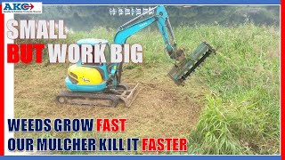 Small BUT Big Works RBM Mulcher WhatsApp/Viber/Line +82 10 7478 5119 #mulcher #mower #mulching