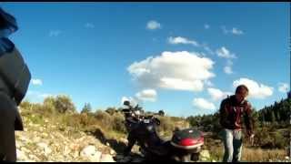 S.O.S!!! V-strom stuck offroad..Travelling alone....Rodos-Greece!