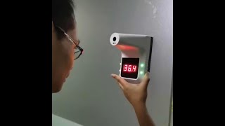 Amazing wall infrared Thermometer for public and Hotels and restaurants , with rechargeable battery