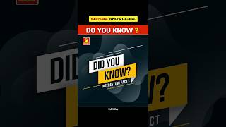 Do You Know?  #Facts #amazingfacts #knowledge #information #shorts