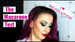 Testing Revolution Macaroon eyeshadow palette | Leila Land