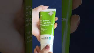 The Derma co.  5% VIT-C FACE MOISTURIZER || IN JUST RS.268 || #yt #thedermaco #shorts #ytshorts #diy