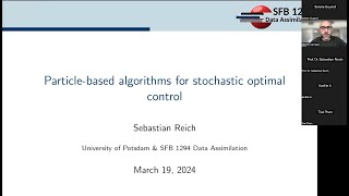 March webinar with Prof. Sebastian Reich on Particle-Based Algorithms for Stochastic Optimal Control