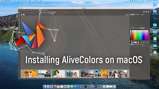 Установка AliveColors на Mac